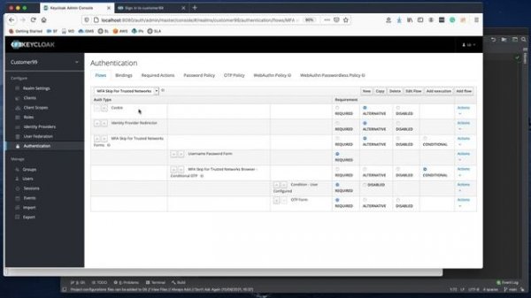 Keycloak: Custom Authentication Flows