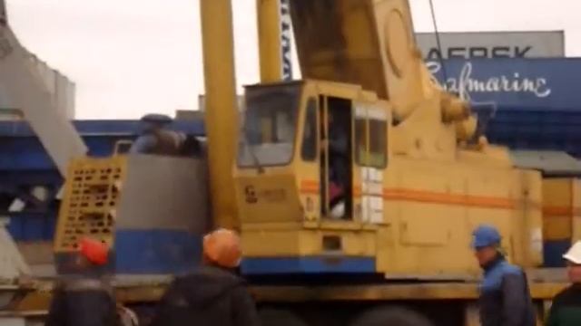Монтаж портового крана смотреть онлайн