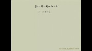 Уравнения содержащие модуль в модуле. Урок 4