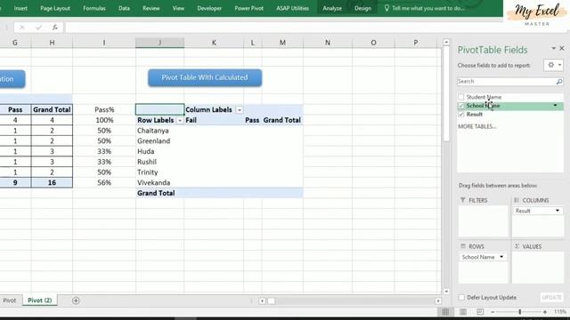 Creating Pivot Table With Calculated Item In Excel смотреть онлайн