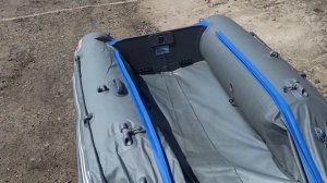 накачка лодки ПВХ насосом продувки катализатора