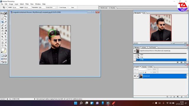 Adobe Photoshop 7.0 Patch Tool, Slice Tools, crop tool, Move tool | class -4 смотреть онлайн
