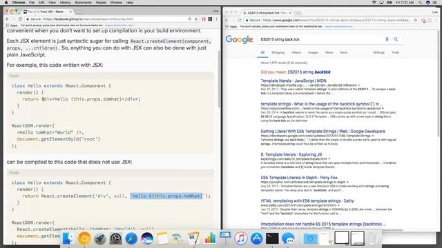 React JS Without JSX - step by step - advanced guide смотреть онлайн