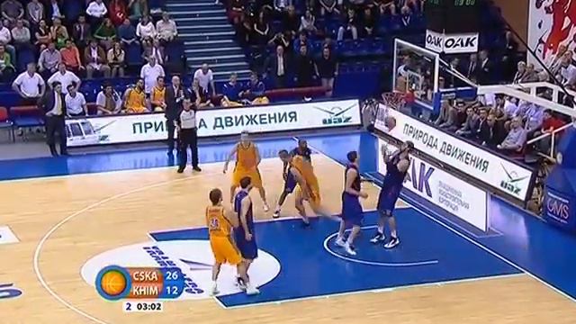 1/2 playoff. CSKA - Khimki Game 3 Highlights смотреть онлайн