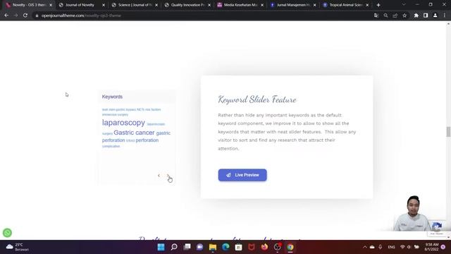 Novelty Theme OJS 3 Preview | OJT Team смотреть онлайн
