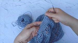 МК АВОСЬКА СПИЦАМИ / FRENCH MARKET BAG TUTORIAL