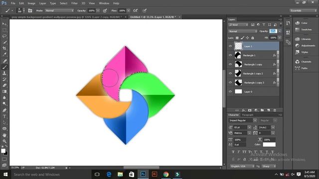 Professional LOGO DESIGN In Adobe Photoshop 2020 смотреть онлайн