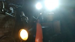 мотороллер Муравей.сделали свет !!!