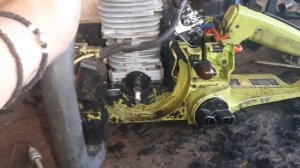 Ремонт бензопилы Poulan часть первая