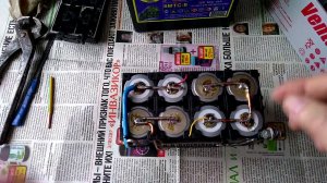 Аккумулятор для мотоцикла из банок 32700