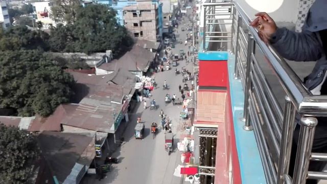 Central Market at Saidpur City in afternoon, Bangladesh смотреть онлайн