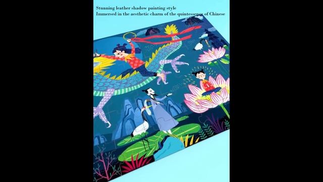 Mideer 72pcs fairy tale puzzle - Nezha смотреть онлайн