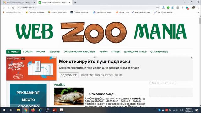 Как зайти в менеджер меню в Joomla! 3 смотреть онлайн