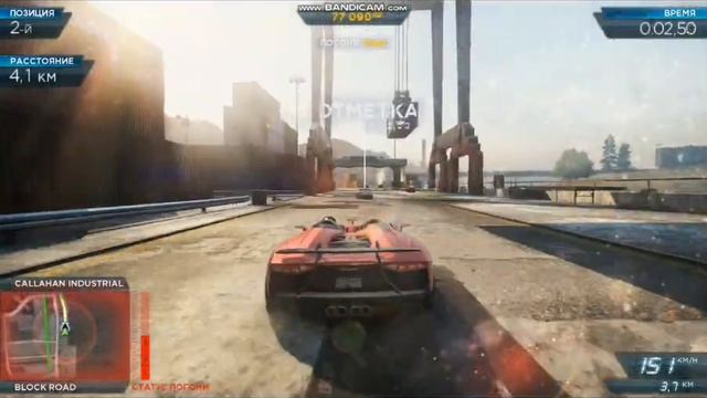 Легендарная BMW M3 GTR в NFS most wanted 2012. смотреть онлайн