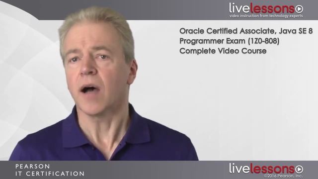 OCA Java SE 8 Programmer I 1Z0 808 A Course Introduction mp4 смотреть онлайн