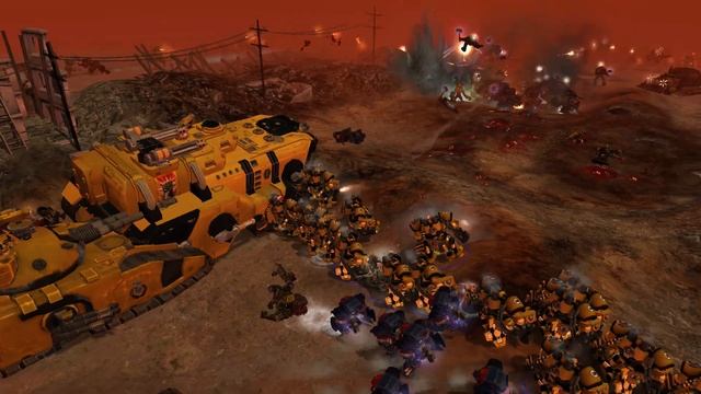 Unification Mod 2021: Survival: Crimson Fists & Imperial Fists vs Orks - Dawn Of War: Soulstorm смотреть онлайн
