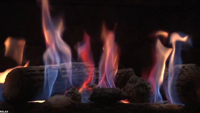КАМИН 4К ? Звуки камина ? Звуки огня ?Камин ? Звуки для сна ? как горит камин ✔
