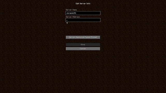 Minecraft JurassicMC Server IP Address