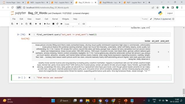 NLP | Bag of Words Modelling in NLP with Python - VI | Automating Sentiment Analysis Model | #10 смотреть онлайн