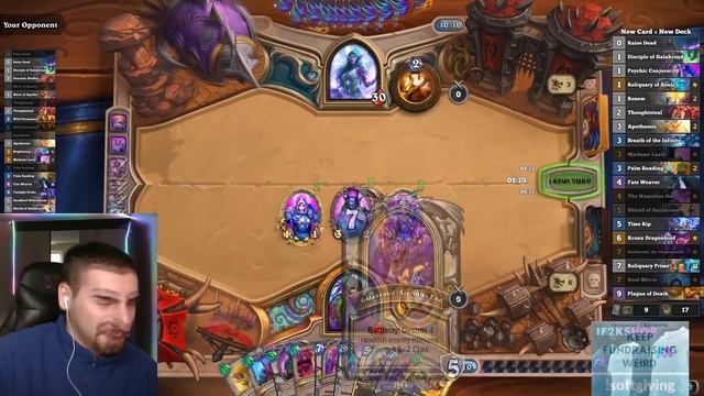 0 Mana Priest! Double Galakrond Best Control Deck To Climb Legend In December! Darkmoon Hearthstone смотреть онлайн