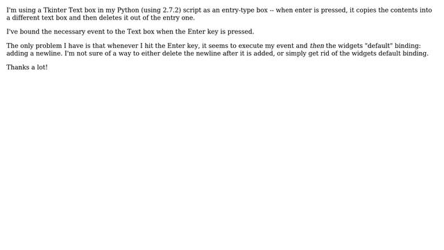 Python Tkinter - Overwriting/Deleting "Default" Widget Bindings (2 Solutions!!) смотреть онлайн