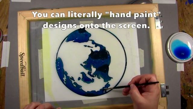 Screenprinting with Drawing Fluid and Screen Filler смотреть онлайн