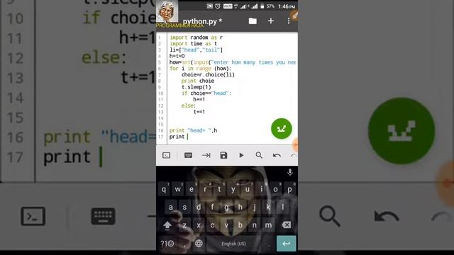 Flip a coin simple game in python || Tutorial #28 смотреть онлайн