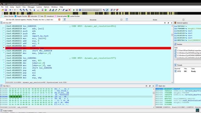 Hexorcist - IDA Pro Universal Unpacker Manual Reconstruct смотреть онлайн