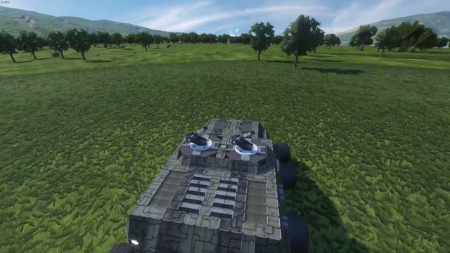 Space Engineers Mammoth Armed Transport смотреть онлайн