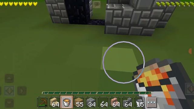 как сделать партал в ад в Маинкрафте с помощью 1 видра и озера лаве и воды смотреть онлайн