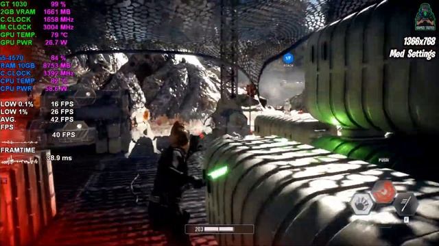Star Wars Battlefront II | Gt 1030 | All Settings | Performance Tasted. смотреть онлайн