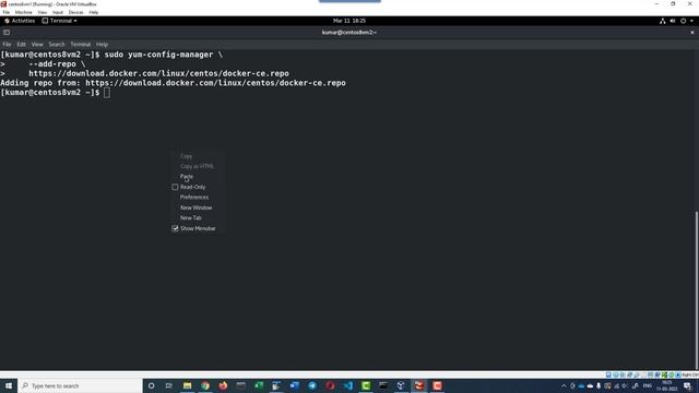 CentOS Docker Installation смотреть онлайн