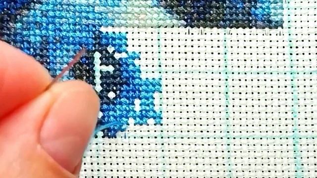 Процесс вышивки крестом? смотреть онлайн