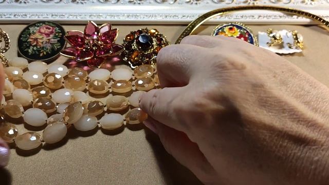 #винтажныеукрашения #винтаж 93. Продолжение обзора украшений с эксклюзивными украшениями. смотреть онлайн