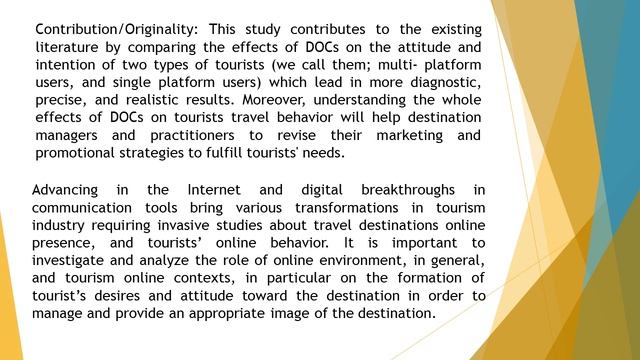 Analysis of the Relationship between the Quality of Presence of Destination through Online Travel C смотреть онлайн