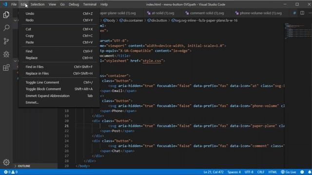 Animated CSS Button Hover Tutorial | SVG Icons Drawing Effect смотреть онлайн