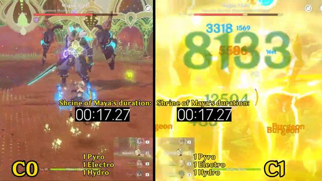 Nahida C0 Vs C1 Comparison (Worth To C1?) - Genshin Impact смотреть онлайн
