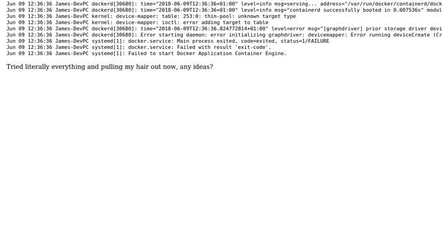 Ubuntu: Docker fails to start in 18.04 смотреть онлайн