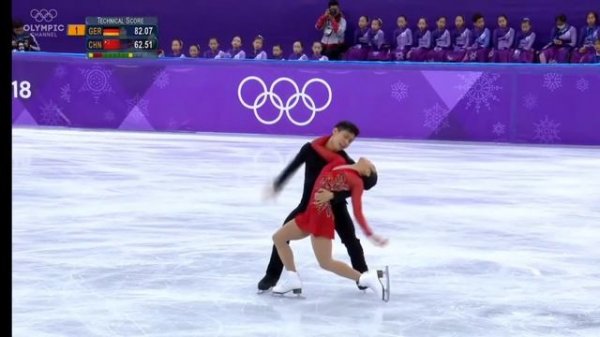 Winter Olympics 2018 Figure Skating Pairs FP Sui Wenjing & Han Cong