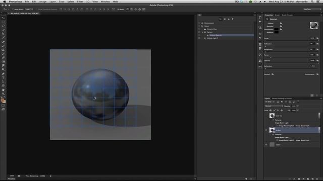 Photoshop CS6 - 3D - Image Based Lights and Sizes смотреть онлайн