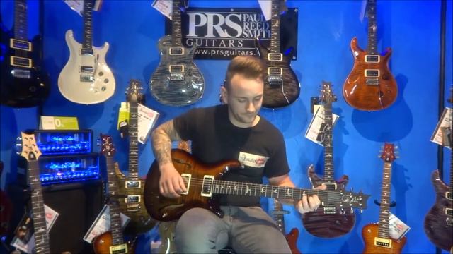 PRS USA HollowbodyII Black Gold Wrap with Piezo смотреть онлайн