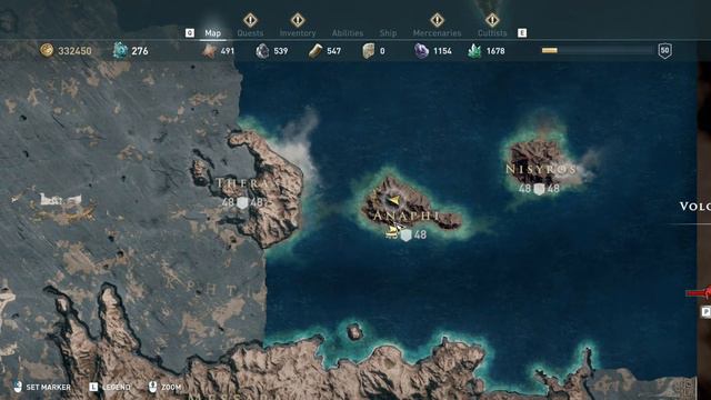 Assasin's Creed Odyssey - Anaphi Island Locations смотреть онлайн