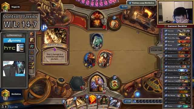Hearthstone Control Warrior S22 #4: Drawl and Die or Wait and Lose смотреть онлайн