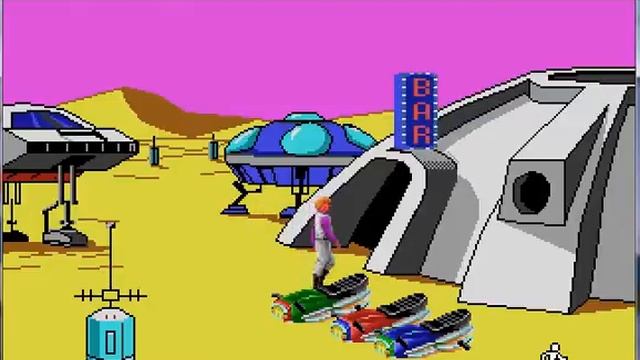 Let's Play Space Quest 4 Part 11 - How to Profit from Recycling Old Game Artwork смотреть онлайн