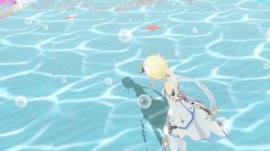 【Genshin Impact MMD】DEEP BLUE TOWNへおいでよ【Lumine】