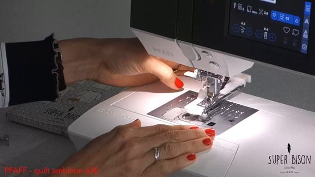 Coudre une boutonnière avec la PFAFF - quilt ambition 630 смотреть онлайн