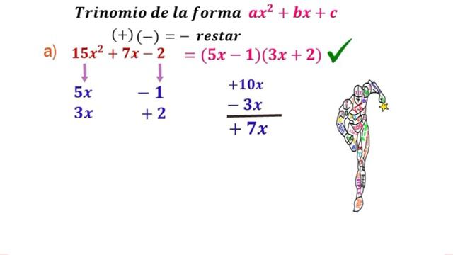 Factorización Trinomio de la forma ax2+bx+c N° 02 смотреть онлайн