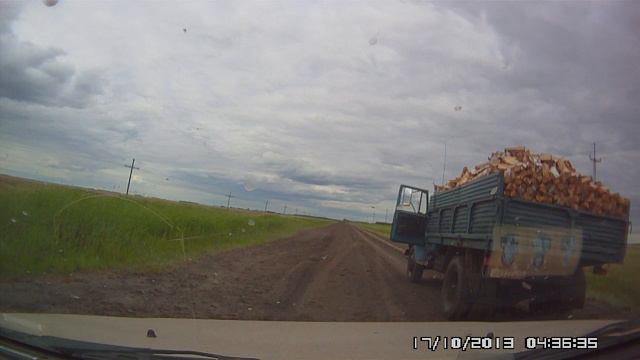 Дороги Омской области. Размыло дорогу 14.06.2019 смотреть онлайн