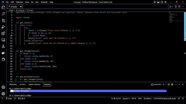 How to build Math game in Python: Little Professor смотреть онлайн