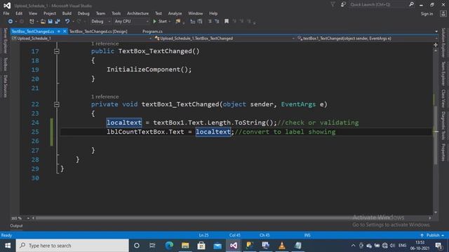 TextBox TextChanged in C# windows application смотреть онлайн